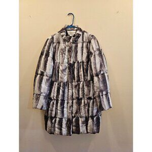 Women's‎ Doncaster Long Puffer Coat Size 12 Shades of Gray - Unique